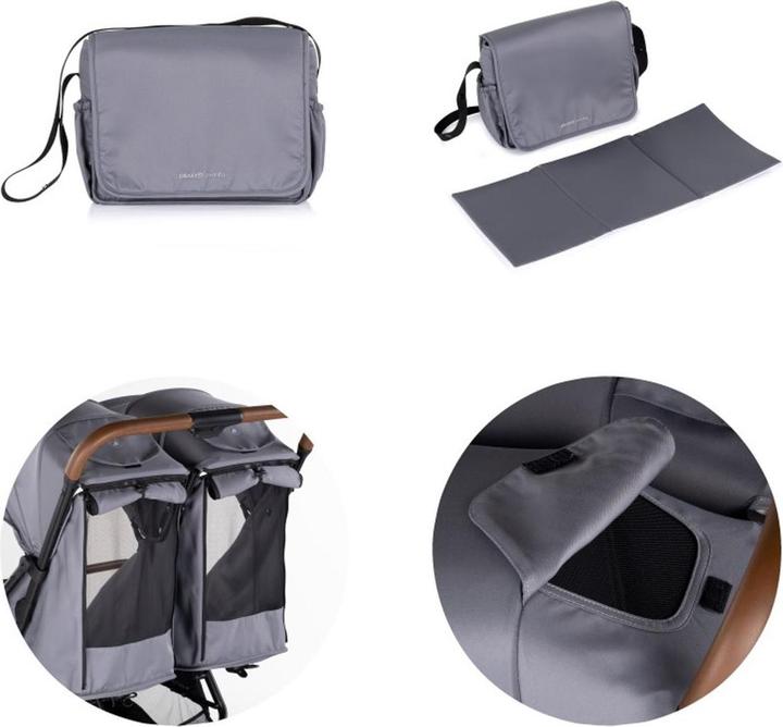 Actual product image Chipolino Zwillingskinderwagen Twinity