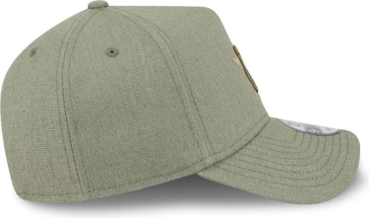 Actual product image New Era A-Frame Trucker Canvas Cap - Houston Astros olive (One size)