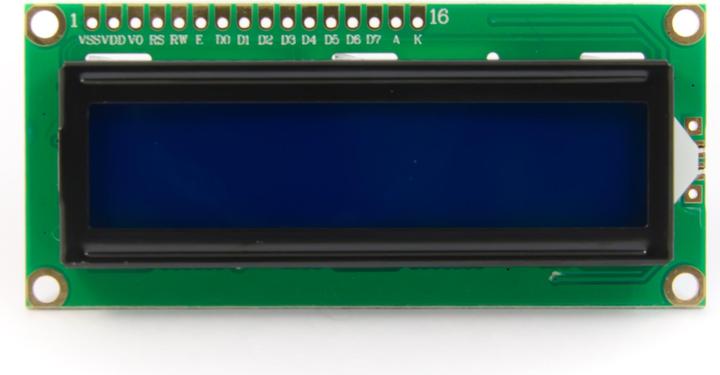 Image du produit Purecrea Character LCD Display 16x2 bleu 5V 1602