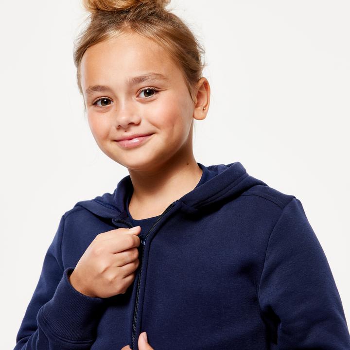 Immagine prodotto Domyos Giacca con cappuccio da bambino - blu navy (12, 13, 14)