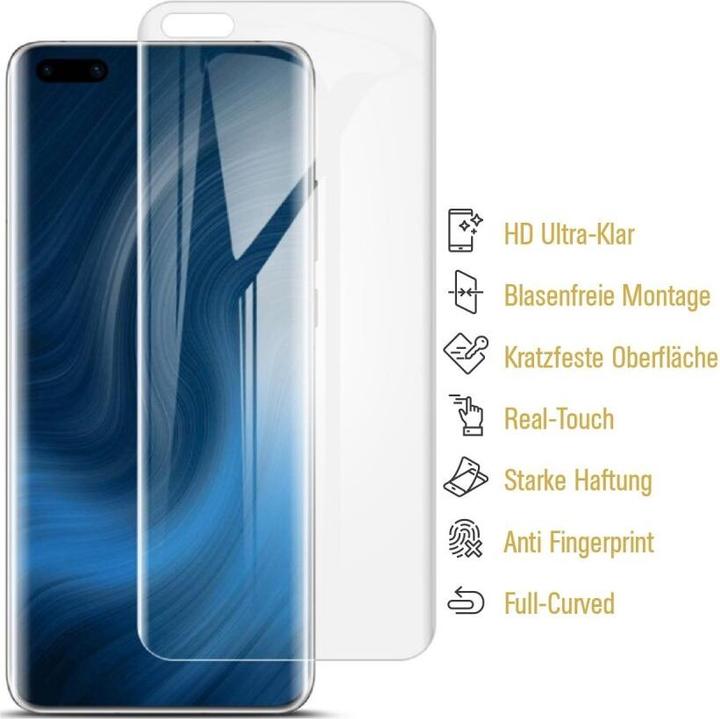 Produktbild Protectorking 2x Panzerfolie Anti-Shock HD Klar (2 Stück, Huawei P40 Pro+)