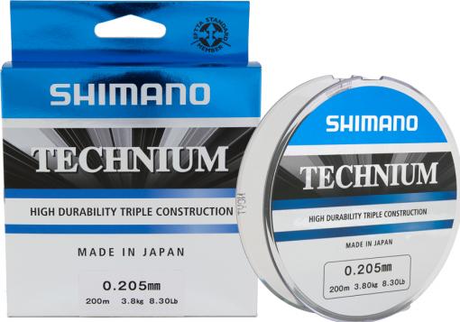 Actual product image Shimano Technium High Durability Triple Construction (3.20 kg, 0.14 mm)