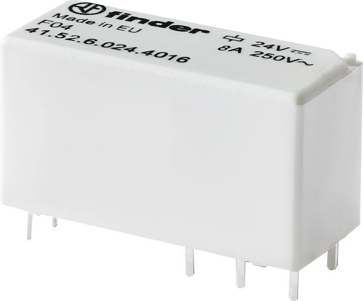 Actual product image Finder Print relay 12 V/DC 8 A 2 changeover contacts 41.52.6.012.4016 1 pc.