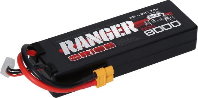 Image du produit Team Orion 2S 50C Ranger LiPo Battery (7.4V/8000mAh) XT60 Plug (7.40 V, 8000 mAh)