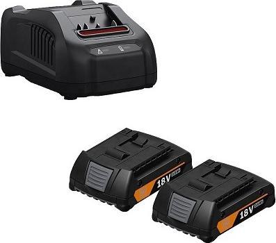 Actual product image Fein 2x Battery + Charger Battery Starter Set GBA 18 V 2.0 Ah AS (18 V)