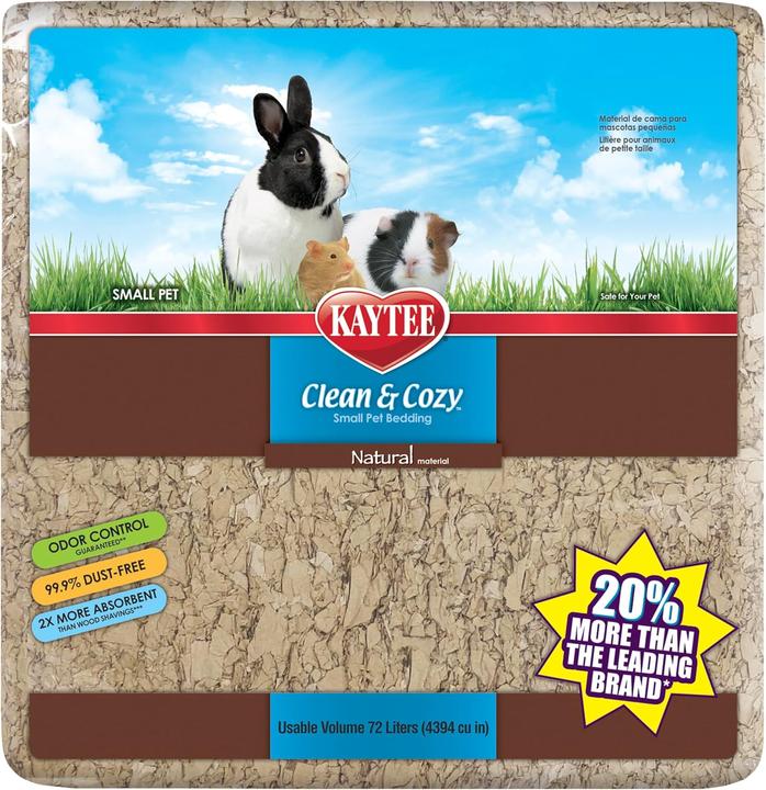 Kaytee Clean & Cozy Natural 72 L (3.20 kg, Bedding)