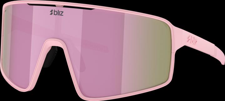 Bliz P001 - Fahrradbrille (Matt Powder Pink, Brown w rosé multi, Matt Powder Pink)