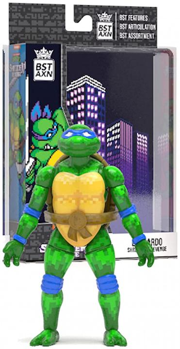 Produktbild The Loyal Subjects Tortues Ninja figurine BST AXN NES 8-Bit Leonardo Exclusive 13 cm
