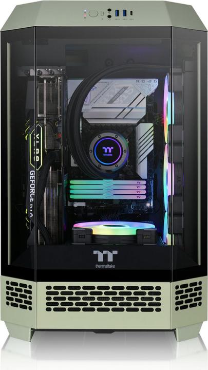 Produktbild Thermaltake The Tower 300 Matcha Green (mATX, Mini-ATX)
