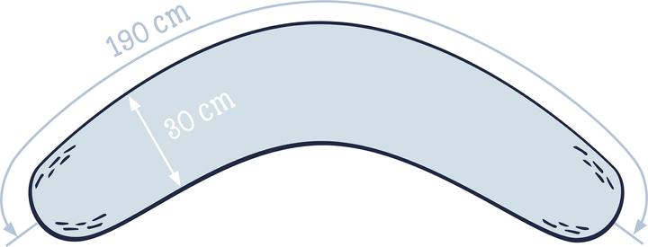 Productafbeelding Julius Zöllner Stillkissenbezug Twiggy (190 cm)