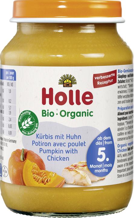 Holle Pumpkin with chicken (190 g)
