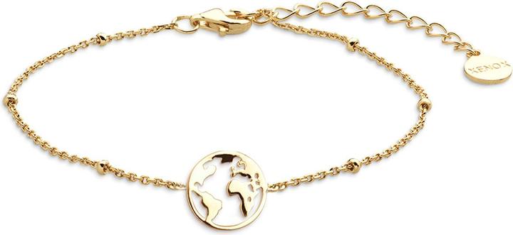 Xenox Wanderlust Gold Armband (20 cm, Silber 925)