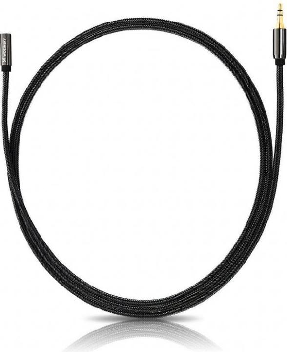 Image du produit Wozinsky câble d'extension mini jack (femelle-mâle) AUX extension 5 m black (5 m)