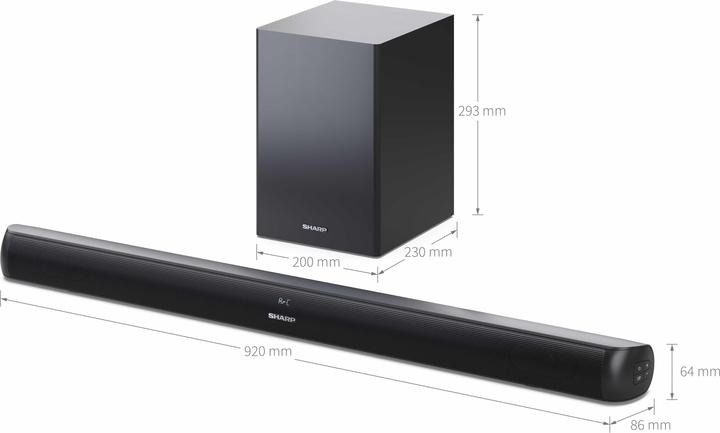 Productafbeelding Sharp HT-SBW202 (200 W, 2.1 kanalen)