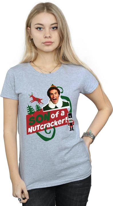 Immagine prodotto Elf Son Of A Nutcracker Maglietta Donna (M)