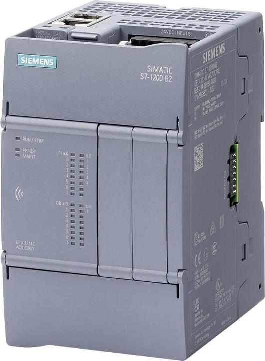Produktbild Siemens SIMATIC 6ES7214-1AH50-0XB0 S7-1200 G2 CPU 1214C DC/DC/DC 14DI