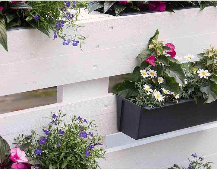 Image du produit Geli Palettenblumenkasten Easy 37 x 10 x 10 cm anthrazit (10 cm)