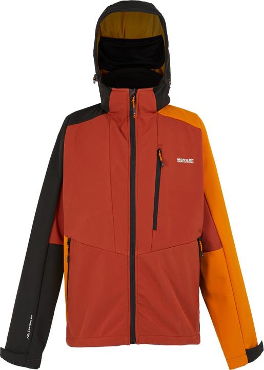 Actual product image Regatta Mens Hewitts X Colour Block Soft Shell Jacket (XL)