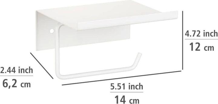 Actual product image Wenko Toilet paper holder. Desulo
