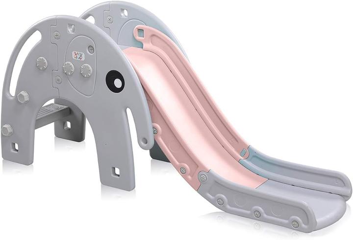Image du produit Baby Vivo Toboggan pour jeunes enfants rose/gris