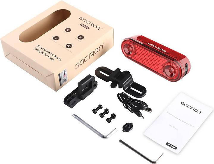 Actual product image Mobygo Rücklicht Gaciron W12BR (60 lm, 60 lm)