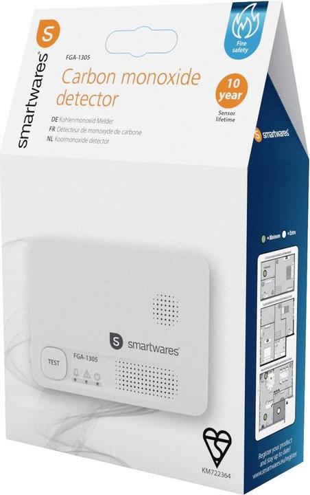 Actual product image Smartwares Carbon monoxide detector