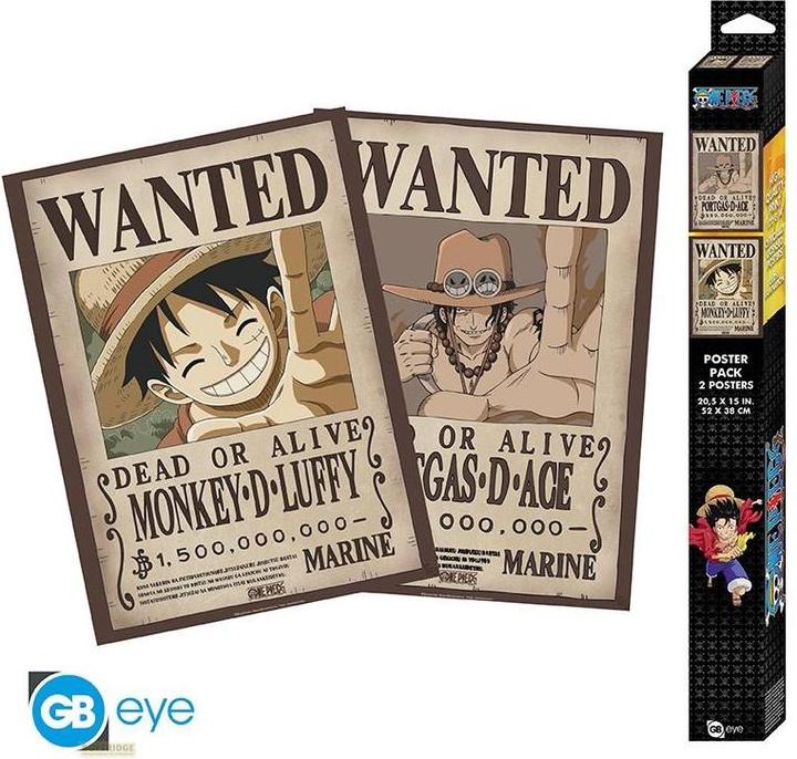 Image du produit ABYstyle One Piece - Wanted Luffy & Ace