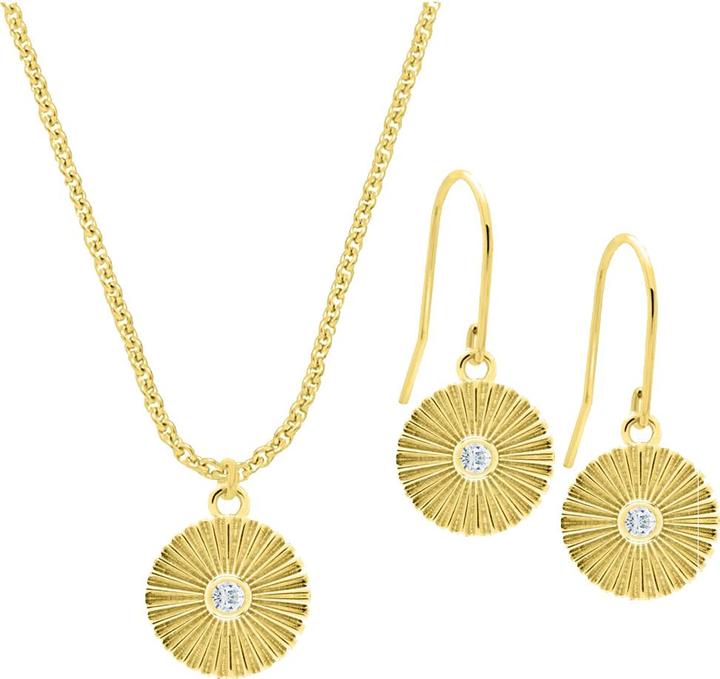 Immagine prodotto Candy Collana Devon, argento 925, placcata oro (Placcato oro 18k, Argento 925, 42 - 45 cm)