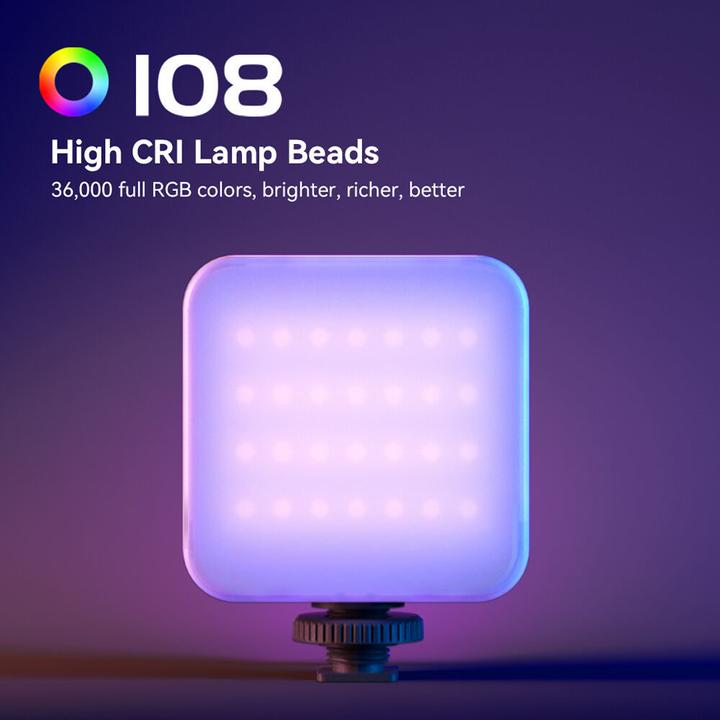 Image du produit SmallRig 4276 Vibe P108 Full Color mini LED Video Light (âPhonographâ édition limitée)