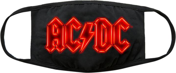 Actual product image AC/DC Neon Logo Face Mask (1 x)