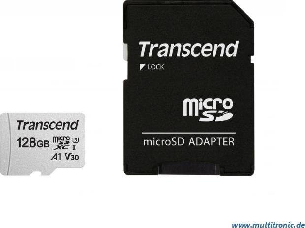 Produktbild Transcend 300S (128 GB, microSDXC, U3, UHS-I)