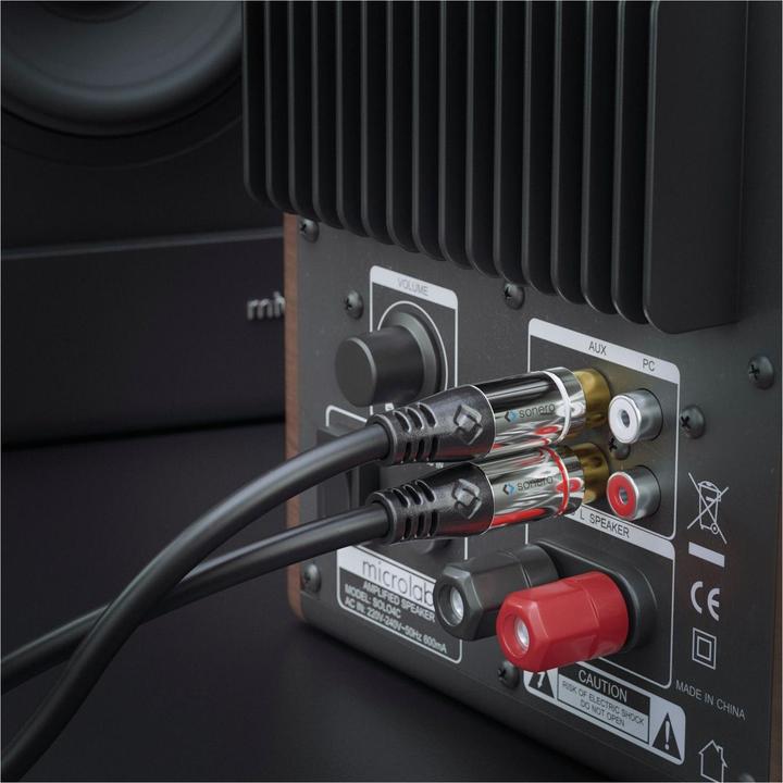 Immagine prodotto Sonero Cavo a Y stereo / mono del subwoofer (3 m, Cinch)