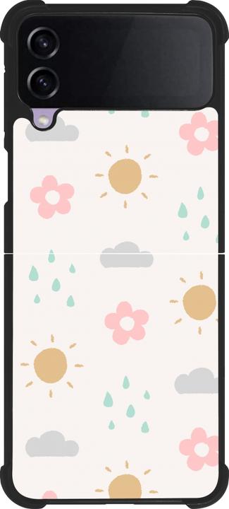 Produktbild PhoneLook Hülle Silikon schwarz Spring 23 weather (Samsung Galaxy Z Flip4)