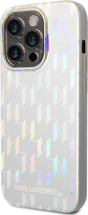 Immagine prodotto Karl Lagerfeld Custodia per iPhone 14 Pro Max con monogramma iridescente (Apple iPhone 14 Pro Max)