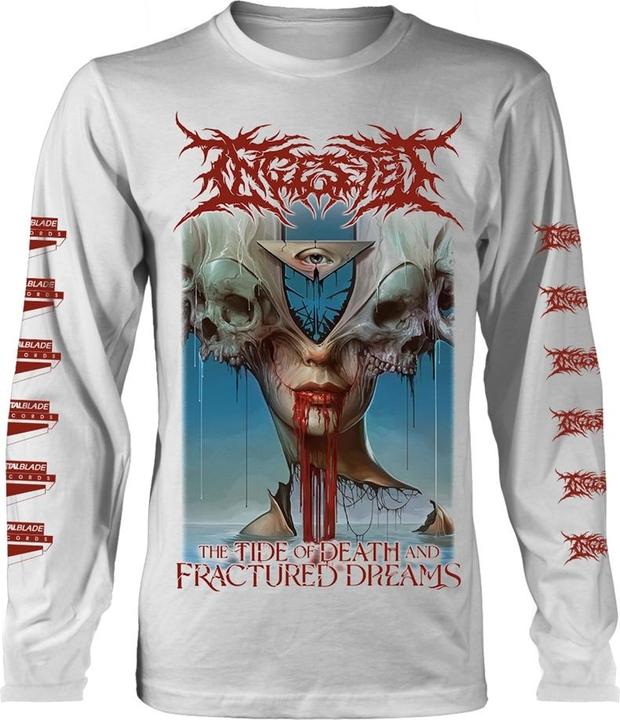 Ingested The Tide Of Death And Fractured Dreams (White) Lon (M)