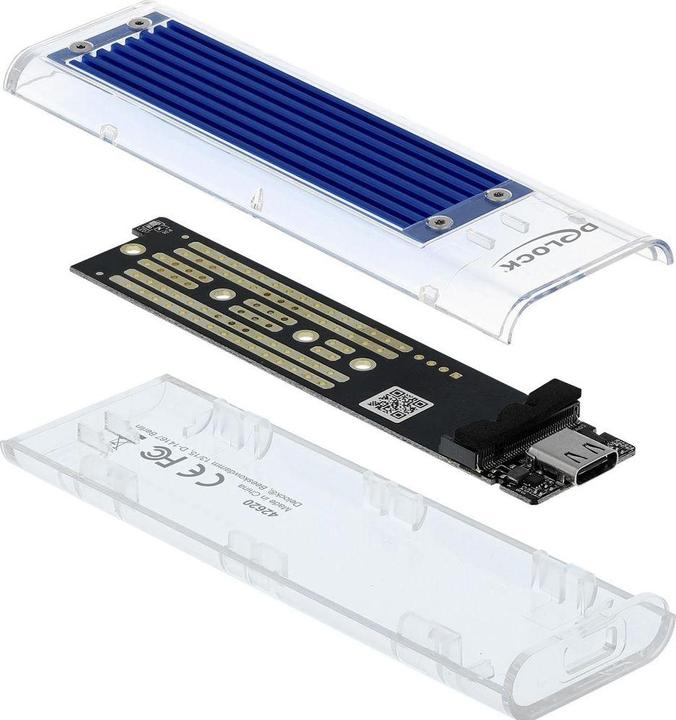 Actual product image Delock 42620 External housing (M.2 2230, M.2 2242, M.2 2260, M.2 2280)