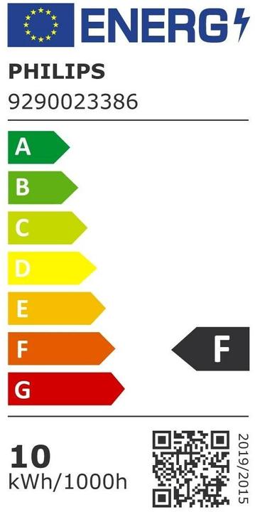 Label énergétique Philips LED Classic (E27, 13 W, 740 lm, 1 x, F)