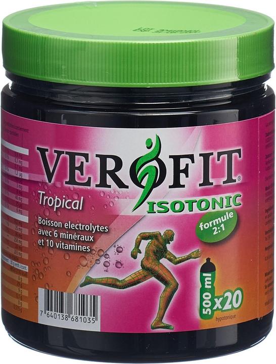 Actual product image VEROFIT Isotonic (Tropical, 1 pcs., 600 g)