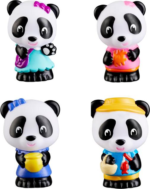 Image du produit Klorofil Set de 4 figurines Famille "Panda