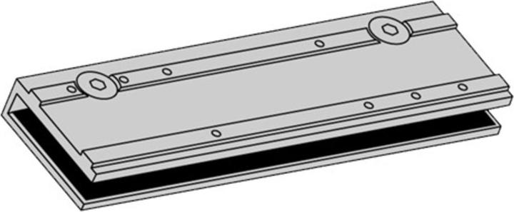Image du produit Geze Patin de serrage en verre pour ferme-porte TS 3000 et TS 2000 NV (Porte de chambre, Porte d'entrée, Porte en bois, Porte-fenêtre, Intérieur)