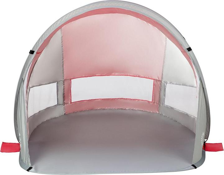 Produktbild Nils Zusammenklappbares Strandzelt NC3142 rot-grau (Strandzelt + Strandmuschel, 1 kg)