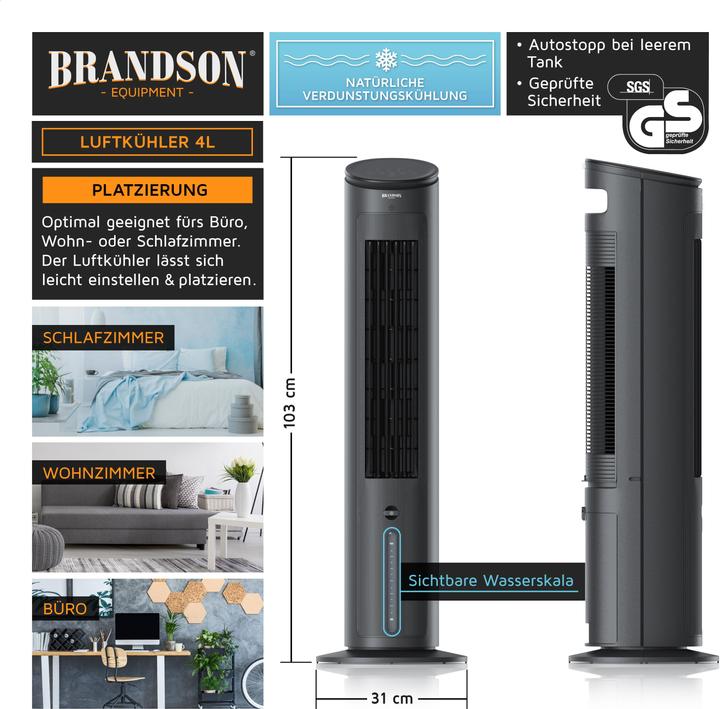Produktbild Brandson Mobiler Luftkühler