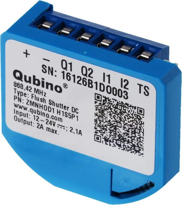 Actual product image Qubino shutter control DC
