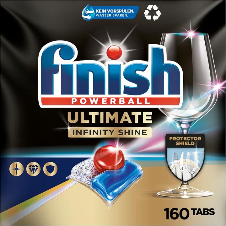 Actual product image Finish Ultimate Infinity Shine DUO (Tabs, 160 Washing cycles)