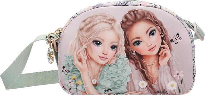 Actual product image Top Model Topmodel - TOPModel Shoulder Bag SUMMER FEELING - Soft pink and sage green - Small (413312)