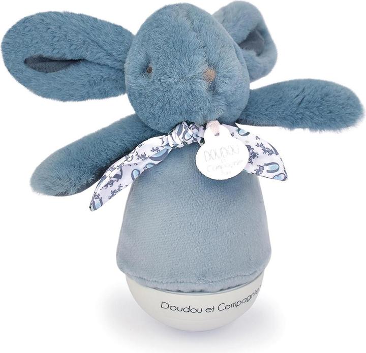 Doudou et Compagnie Nachtlicht mit Musik Hase, blau 16cm