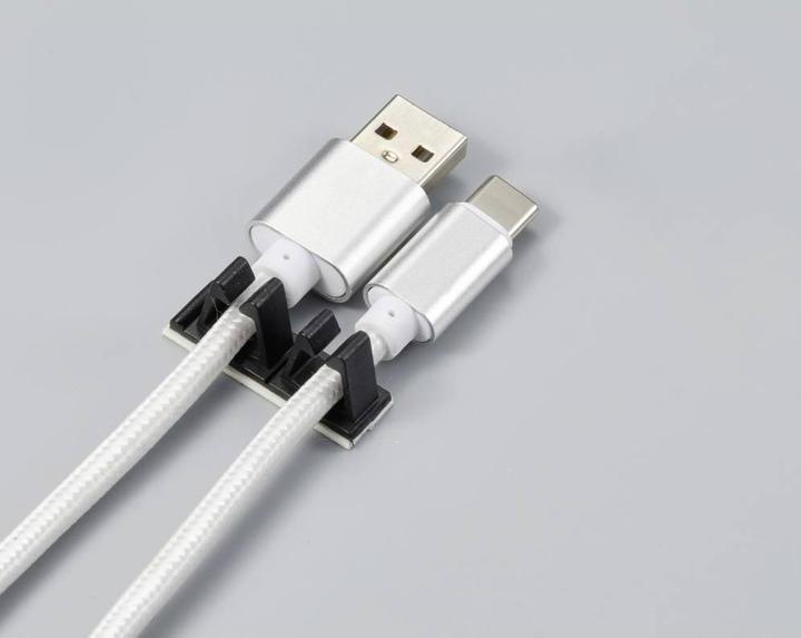 Actual product image Tru Components Cable clip TC-12533420 Bundle Ø range 7.8 mm (max) Black 2