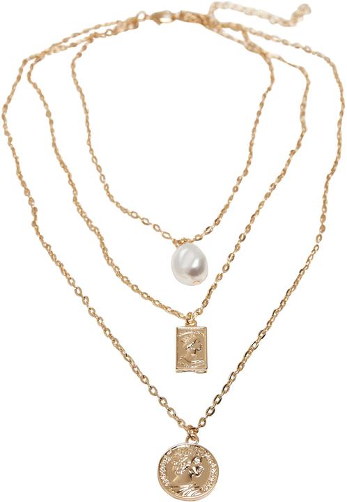 Immagine prodotto Urban Classics Collana di base di perle a strati (50% zinco, 50% di ferro)