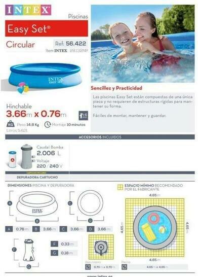 Actual product image Intex Easy Set-Pool (Ø 366 x 76 cm)