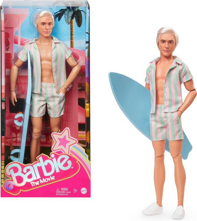 Barbie The Movie Signature Ken Puppe mit Surfbrett
